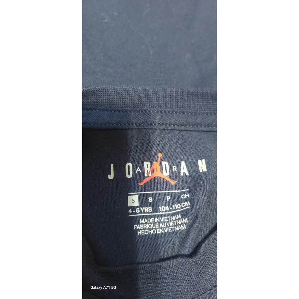 Michael Jordan Air Jordan Y Size S Blue Tshirt Air‎ Jordan  4 To 5 Years